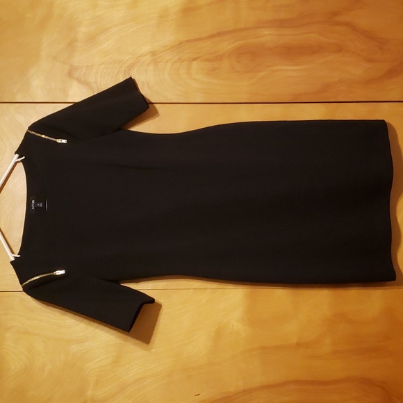 Apt 9. Black and gold zipper dress. Size XS. Made in Vietnam 🇻🇳 - Picture 4 of 4